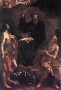 St Augustine, St John the Baptist and St Paul the Hermit hf GUERCINO
