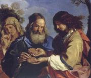 Samson brings the parents the Honiguabe GUERCINO