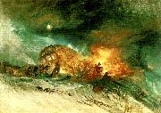 messieurs les voyageurs on their return from italy in a snow drift upon mount tarrar J.M.W.Turner
