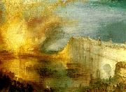 the burning of the house of lords and commons J.M.W.Turner