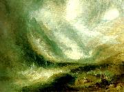 snow- storm avalanche and inundation-a scene in the upper part of the val d'aouste piedmont J.M.W.Turner