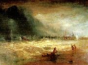 life-boat and manby apparatus going off to a stranded vessel J.M.W.Turner