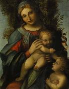 Madonna and Child with infant St John the Baptist Correggio
