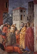 The Distribution of Alms and the Death of Ananias MASACCIO